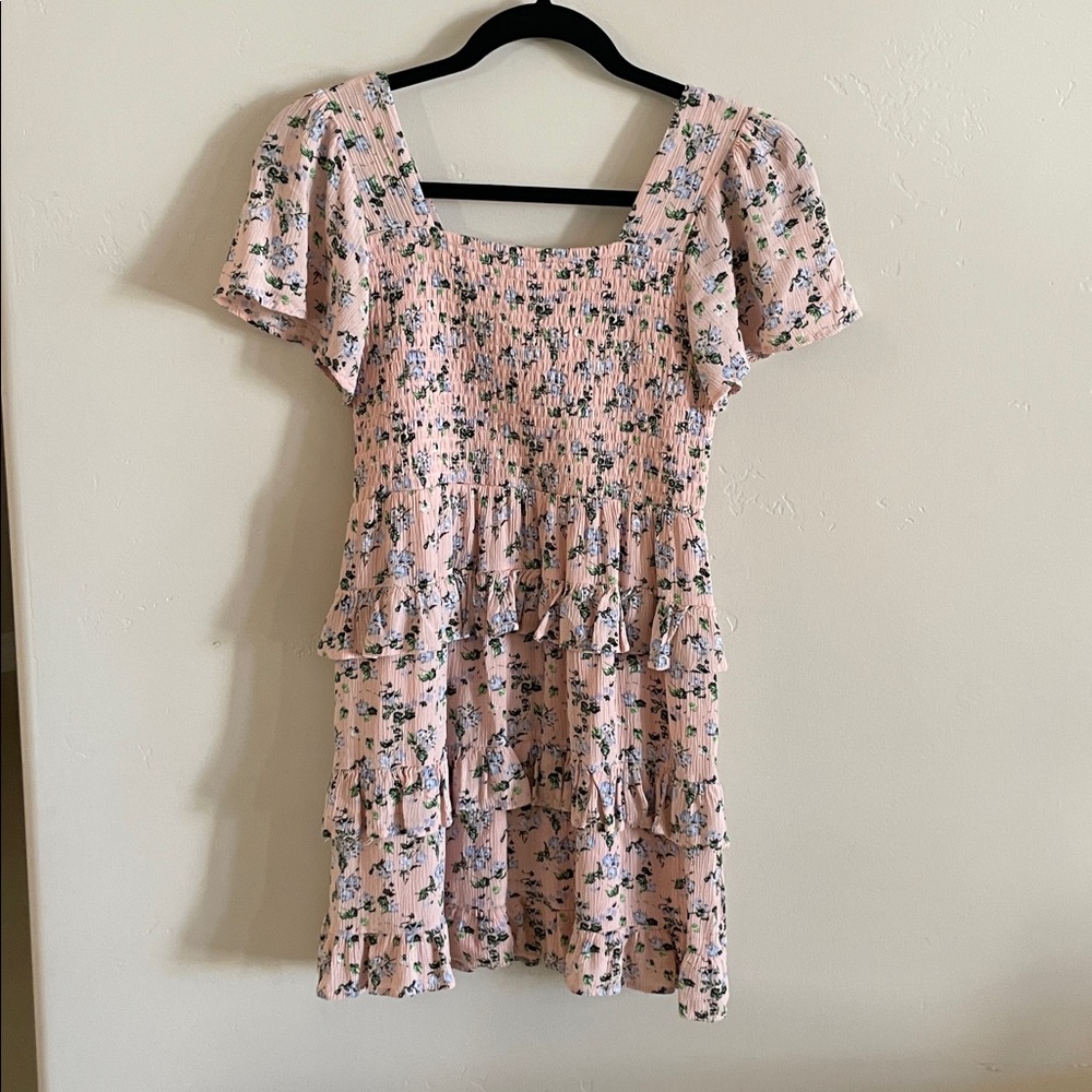 Chelsea & Violet Pink Floral Dress girls size 14